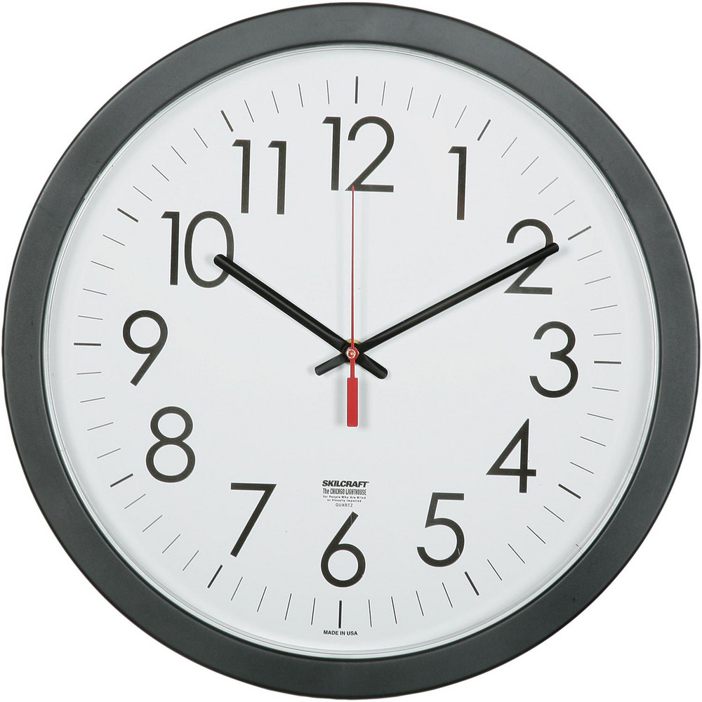 Ability One Office Wall Clocks; Display Type Analog; Power Source