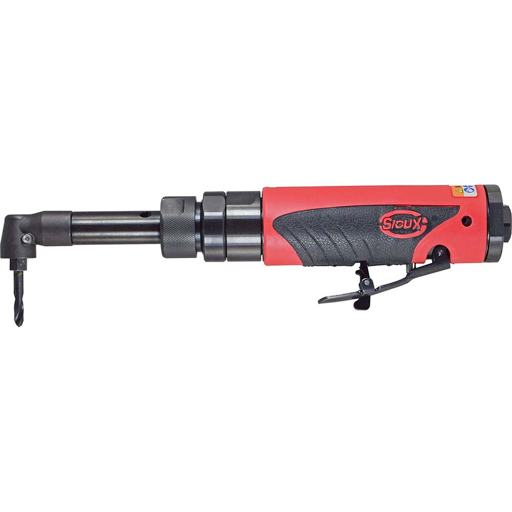 Sioux Tools Air Drills; Chuck Size: 1/4-28 ; Chuck Type: Threaded ; Handle Type: Rubber Grip ; Horsepower: 0.4000 ; Reversible: No ; Speed (RPM):