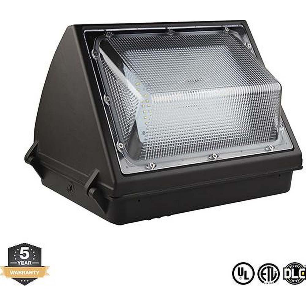 Metro LED Wall Pack Light Fixtures; Lamp Type Integrated LED