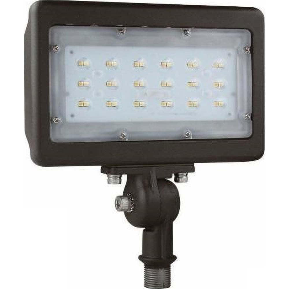 Floodlight Fixtures; Mounting Type: Universal ; Housing Color: Dark Bronze ; Housing Material: Aluminum Alloy/Stainless Steel ; Lamp Type: Integrated LED ; Wattage: 30