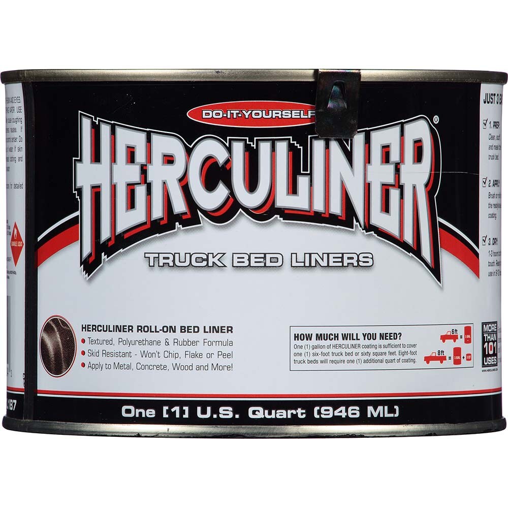 Cargo Liners; Vehicle Make: Protective Liner For All Makes ; Vehicle Year: All ; Color Family: Black ; Material: Polyurethane Protective Coating ; Finish: Black ; Container Size (fl. oz.): 32