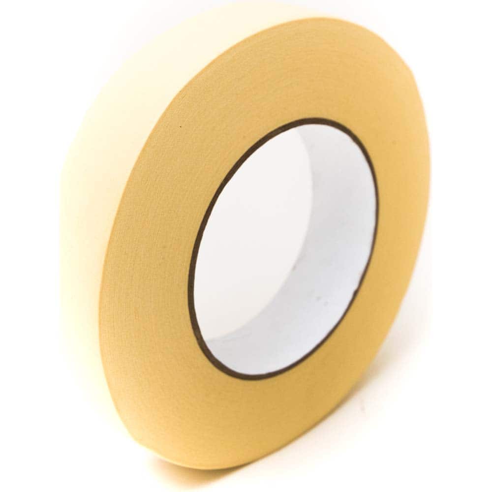 Made in USA - High Temperature Masking Tape: 1/2″ Wide, 60 yd Long, 6.3 mil  Thick, Tan - 20779773 - MSC Industrial Supply