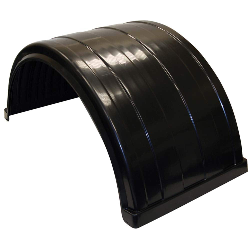 Buyers Products 8590245 Buyers Products Ribbed Poly Fender is a durable and lightweight fender for trucks with wheels up to 24.5 in. Constructed from molded polyethylene, it wont rust or dent and can handle wear and tear from daily use. Its molded ribs add strength and reduce s 