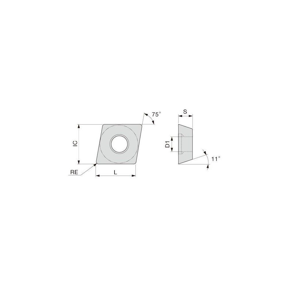Boring Inserts: EPGT, 4.51.81, Carbide, M20, M30, P30, P20