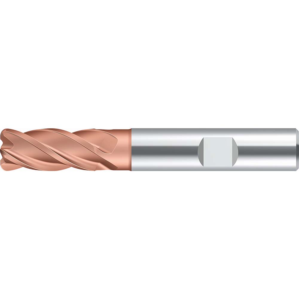 Corner Radius End Mill Head: 4 Flutes