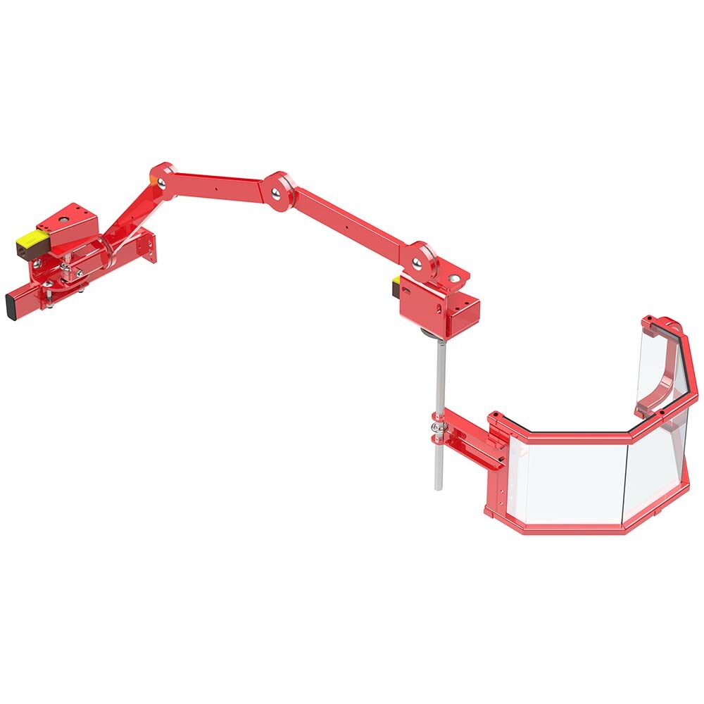 Milling Machine Guards; Type: Shield ; Shield Width (Inch): 16 ; Shield Length (Inch): 1 ; Front Panel Height (Inch): 8 ; Shield Material: Steel; Polycarbonate ; Features: Octagonal, Left-Mount