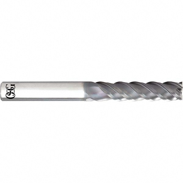 OSG 82010121 Square End Mill: 1/4" Dia, 4 Flutes, 1" LOC, Solid Carbide Image