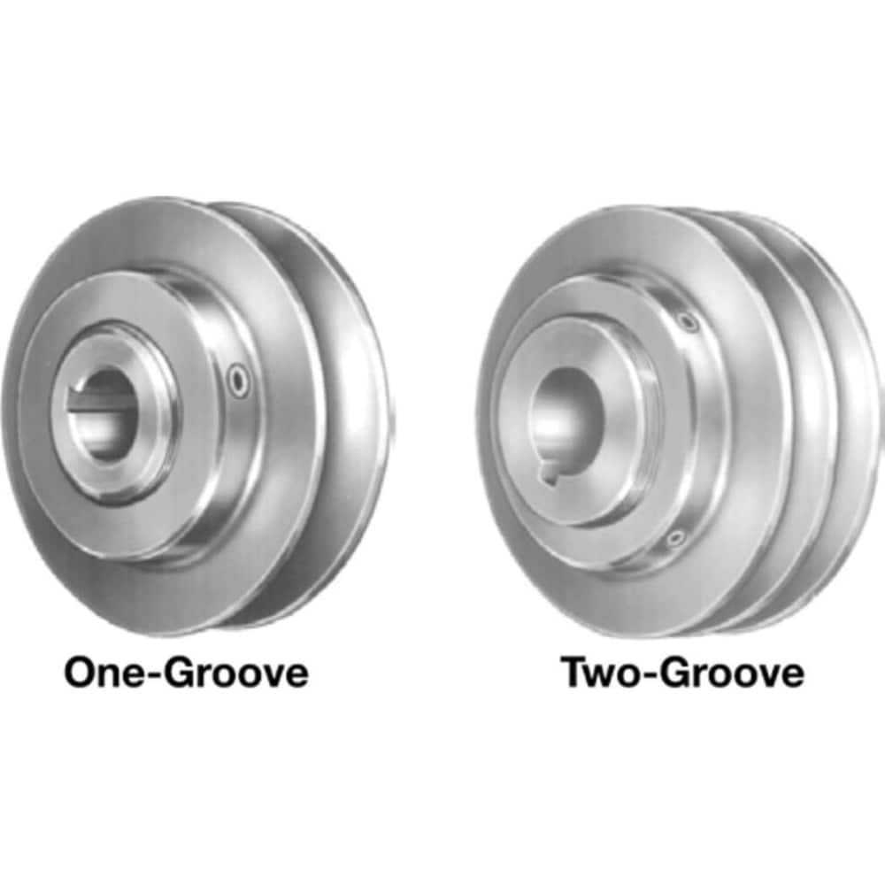 Gates 78101308 1/2" Inside Diam x 3.15 Outside Diam, 1 Groove, Variable Pitched Type 1 Sheave Image