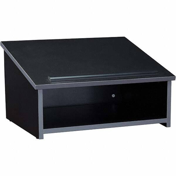 Lecterns; Height (Inch): 13-3/4 ; Overall Height: 13-3/4 ; Width (Inch): 23-3/4 ; Depth (Inch): 19-7/8 ; Material: Particleboard Core; Laminate