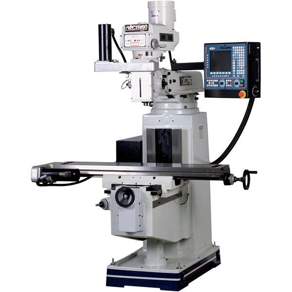 CNC Milling Machine: 10 x 54" Table, 3 Phase