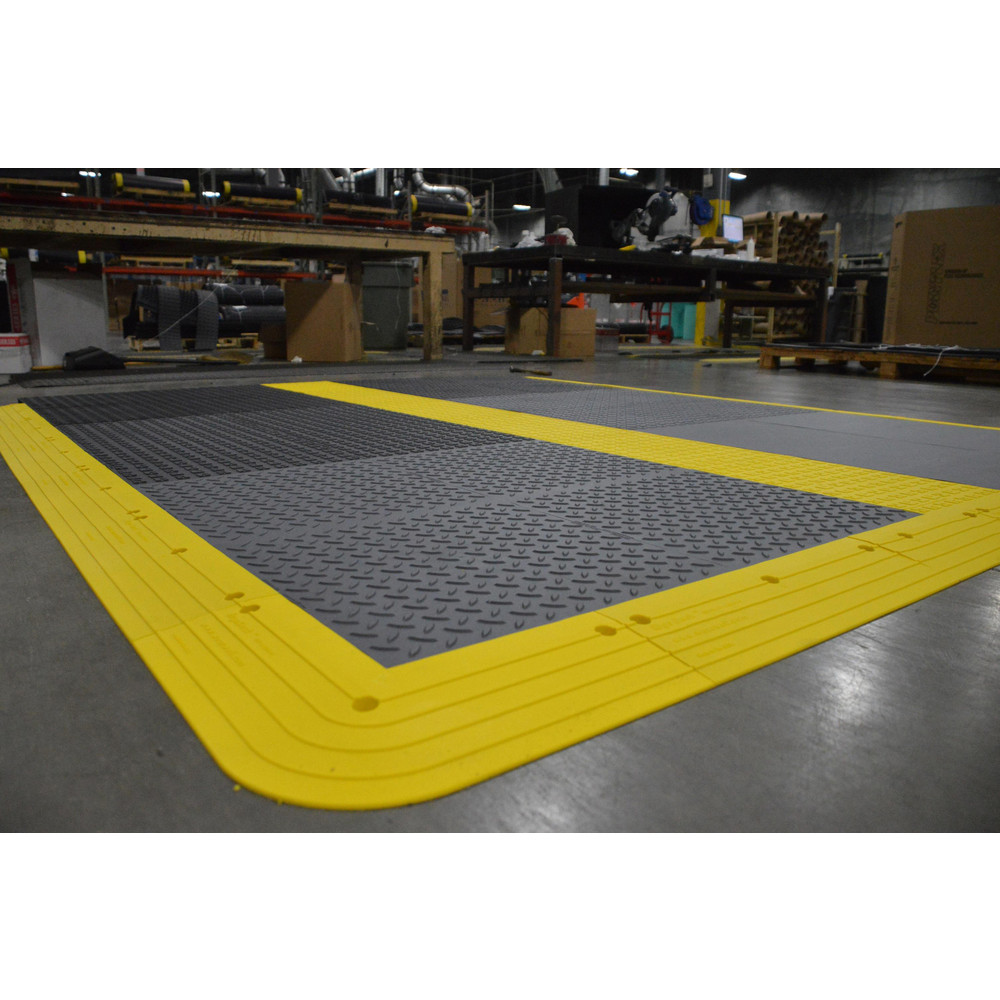 Wearwell - Anti-Fatigue Modular Corner Ramp Edge Mat: Dry & Wet ...