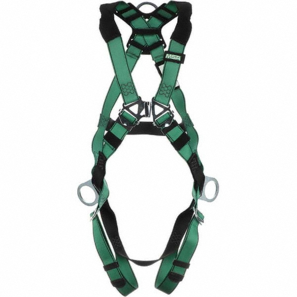 MSA Fall Protection Harnesses 400 Lb, Vest Style, Size 2XLarge