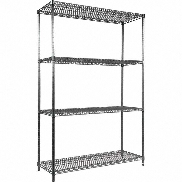 Starter Unit Wire Shelving: 4 Shelves