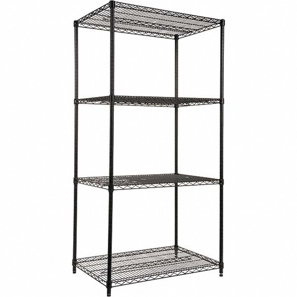 Starter Unit Wire Shelving: 4 Shelves