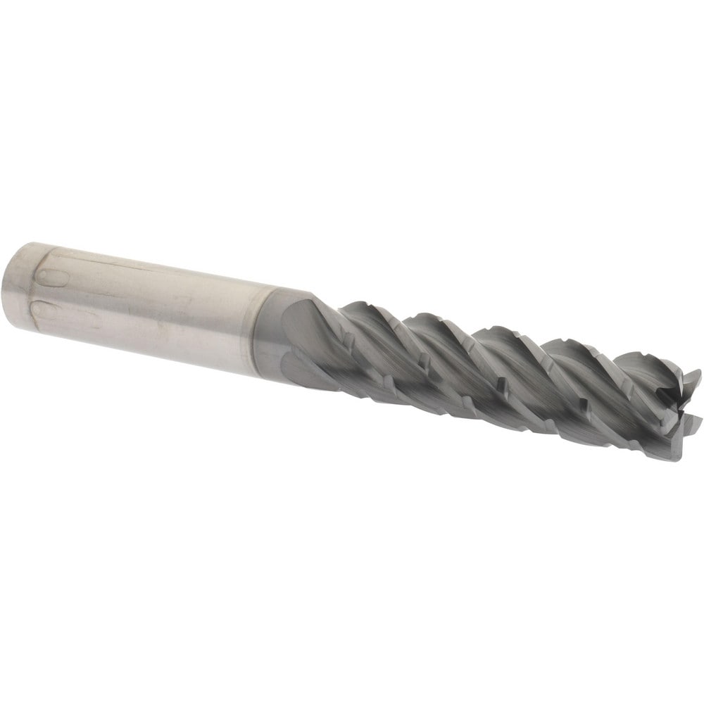 Accupro 6503958 Corner Radius End Mill: 3/8" Dia, 1-1/2" LOC, 0.03" Radius, 5 Flutes, Solid Carbide Image