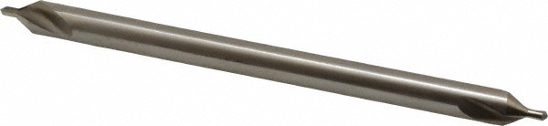 Combo Drill & Countersink: #4-1/2, 3/8" Body Dia, 118°, Cobalt