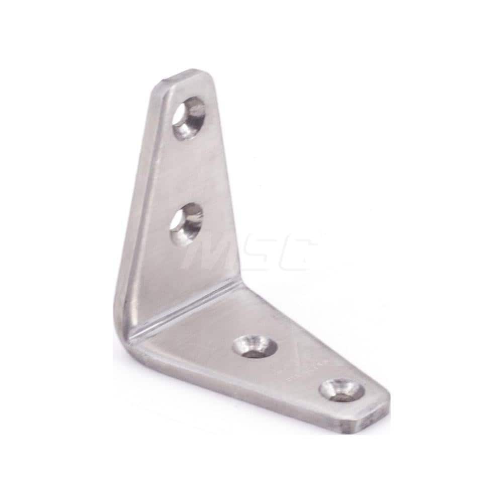 Brackets; Type: Angle Bracket ; Length (mm): 40.00 ; Width (mm): 25.00 ; Height (mm): 40.0000 ; Load Capacity (Lb.): 18.000 (Pounds); Finish/Coating: Satin
