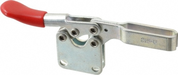 De-Sta-Co 215-UB Manual Hold-Down Toggle Clamp: Horizontal, 200 lb Capacity, U-Bar, Straight Base Image