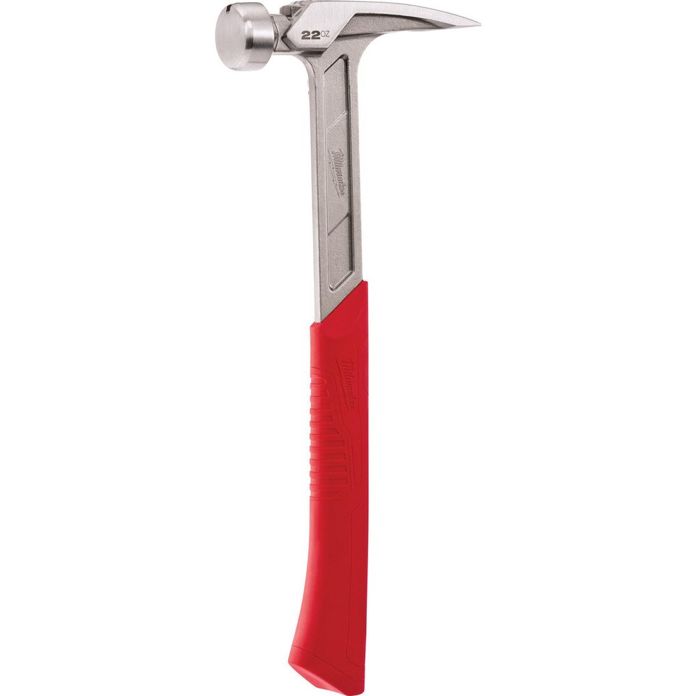 Nail & Framing Hammers; Claw Style: Straight ; Head Weight Range: 21 oz. - 25 oz. ; Overall Length Range: 14" and Larger ; Handle Material: Steel ; Face Surface: Smooth ; Grip Style: Smooth