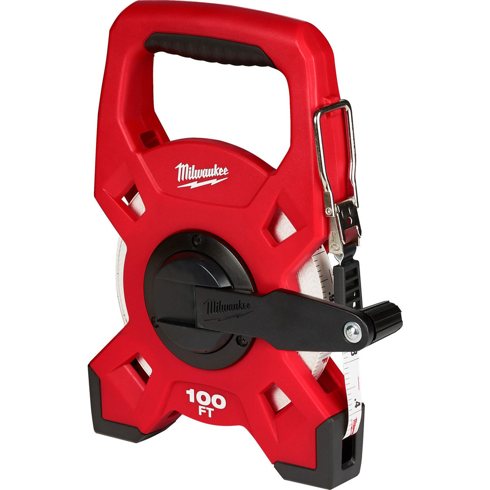 100' Fiberglass Open Reel Long Tape Measure