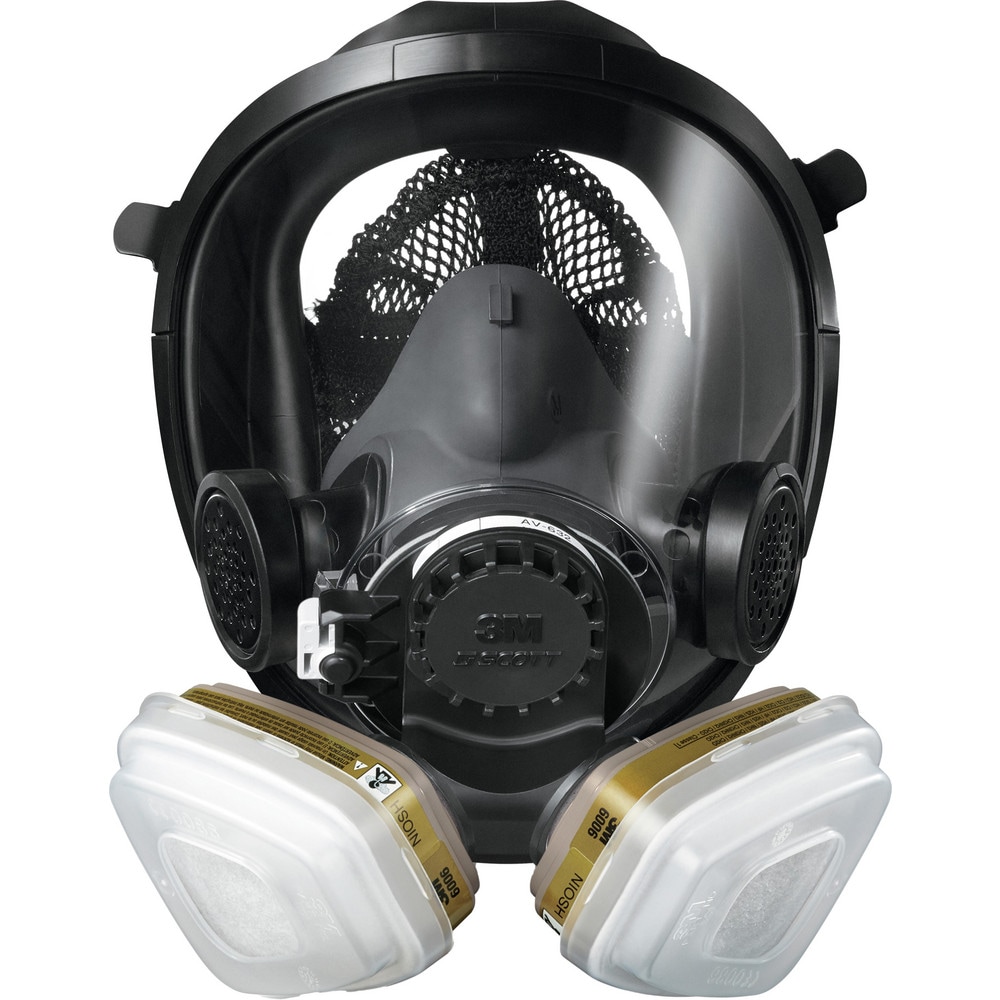 Scott - Full Face Respirator: Polyisoprene, Bayonet, Large | MSC Direct