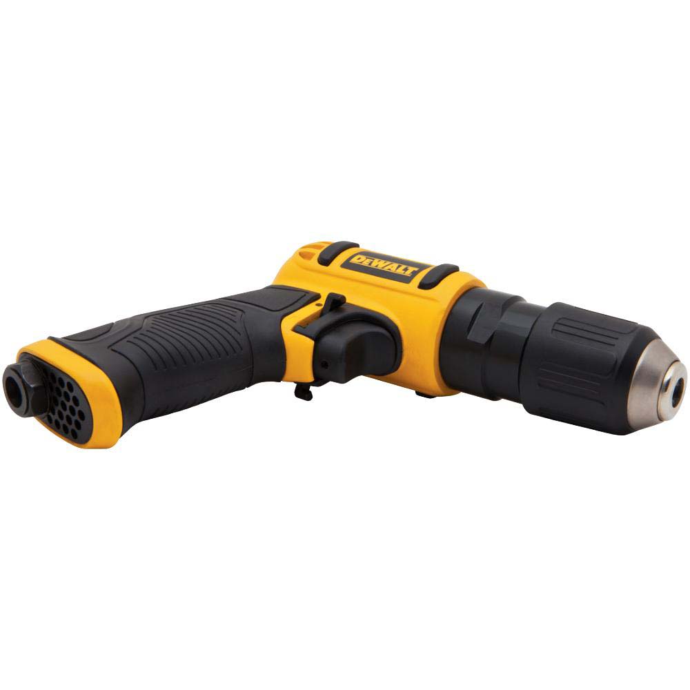 DeWALT Air Drill 3/8" Keyless Chuck, Reversible MSC Direct