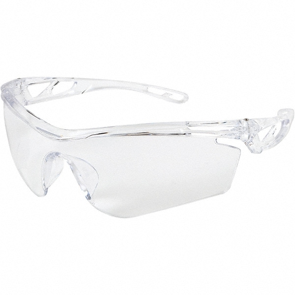 Mcr Safety Safety Glass Scratch Resistant Polycarbonate Clear Lenses Frameless Uv 8783