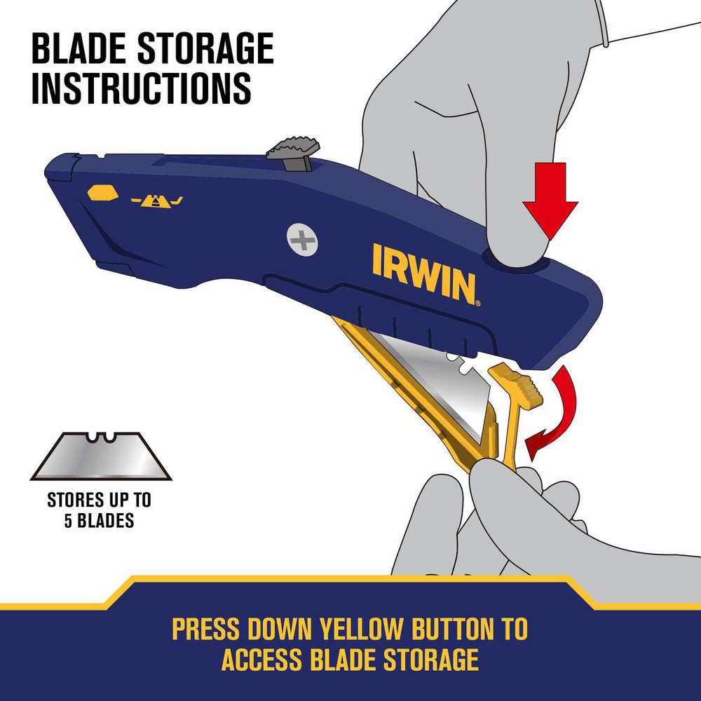 Irwin Utility Knives, Snap Blades & Box Cutters; Blade Type Utility