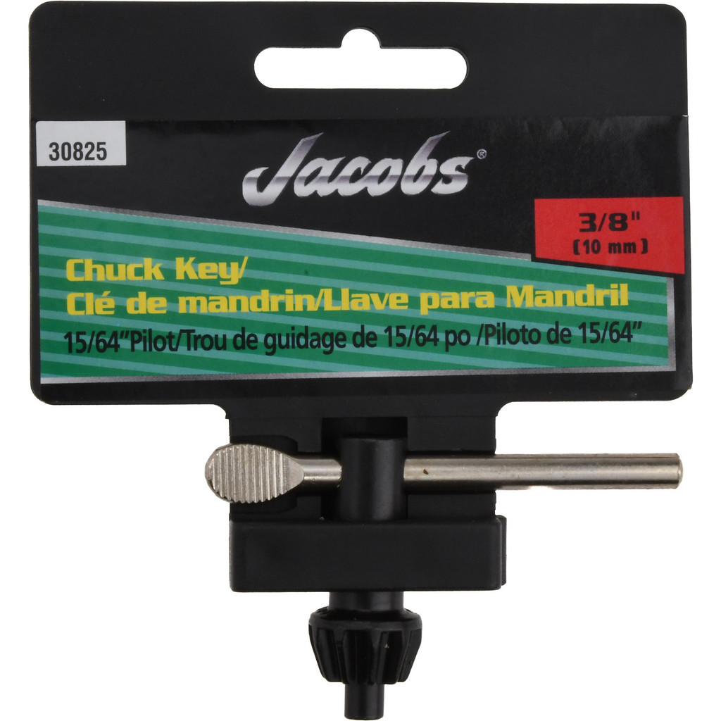 Jacobs 3/8 in. X 15/64 in. K30 Chuck Key T-Handle Steel 1 pc