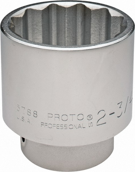 PROTO J5788 Hand Socket: 2-3/4" Socket, 12-Point Image