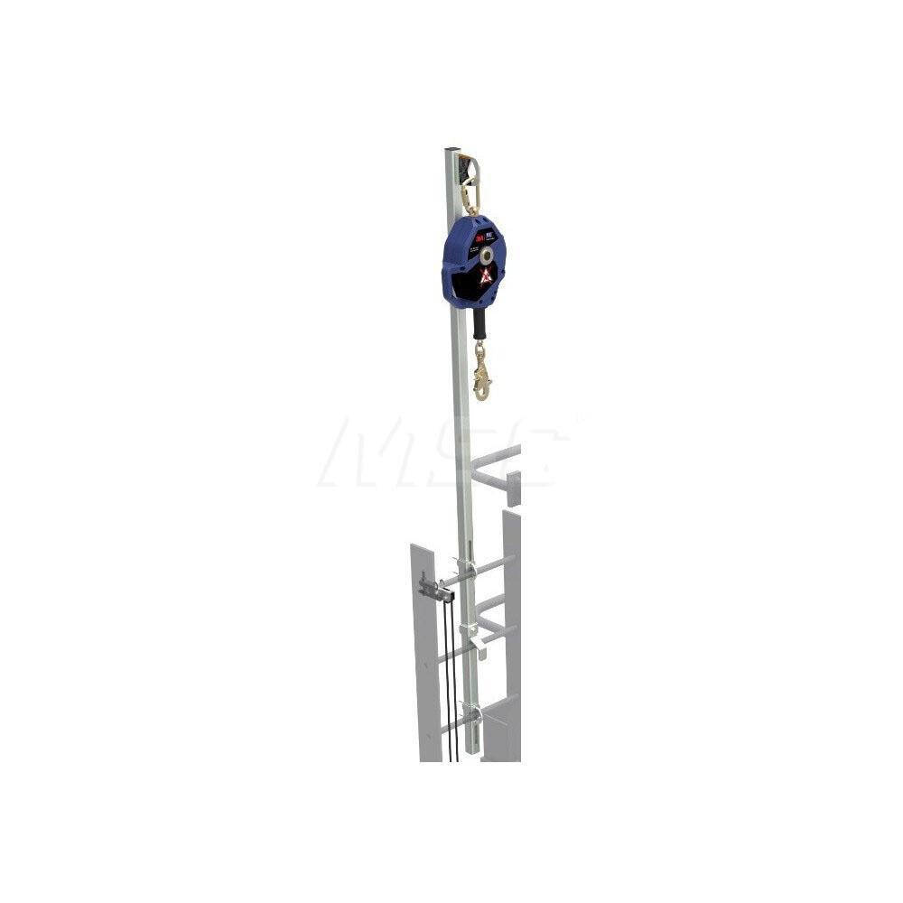 Fall Protection Kits; Kit Type: Pole Anchor System ; Application: General Industry ; Color: Silver ; Standards: OSHA ; Lanyard Length (Feet): 4ft