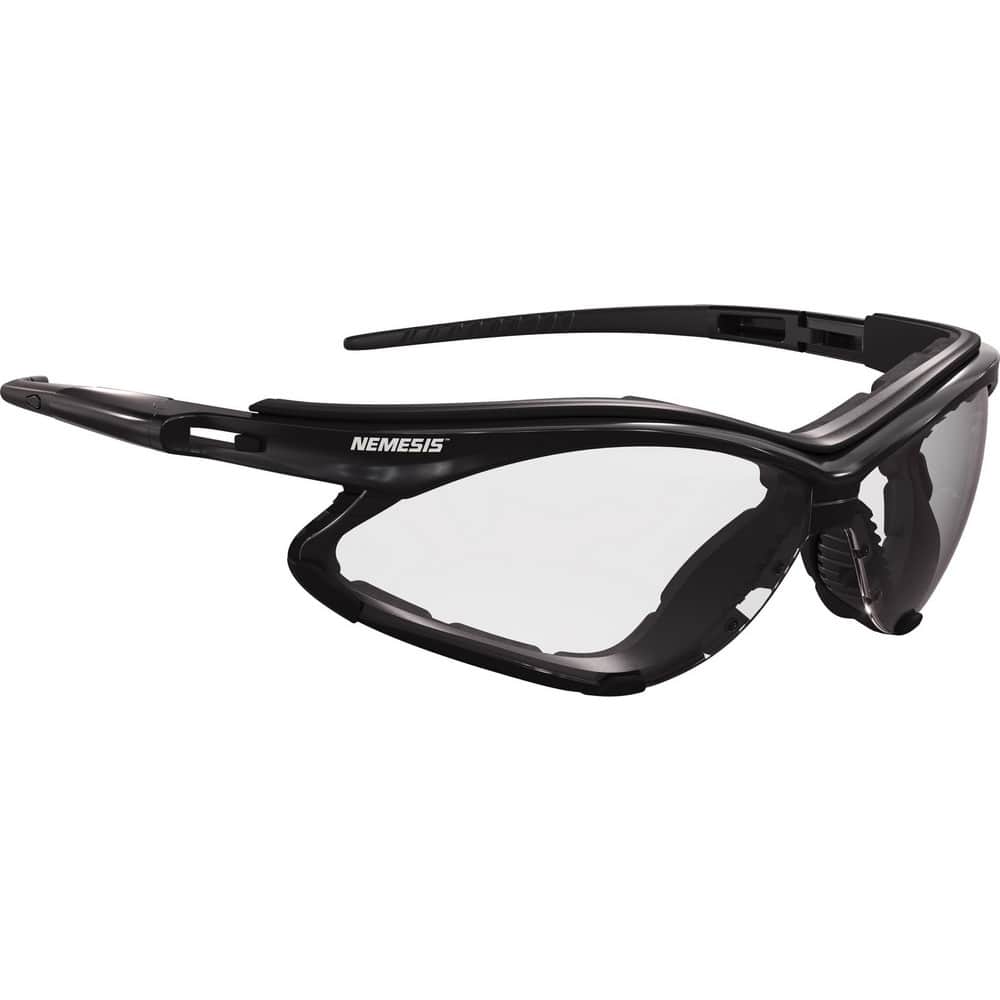 Safety Glasses; Type: Safety ; Lens Coating: Anti-Fog ; Frame Color: Black ; Lens Color: Clear ; Lens Material: Polycarbonate ; Size: Universal