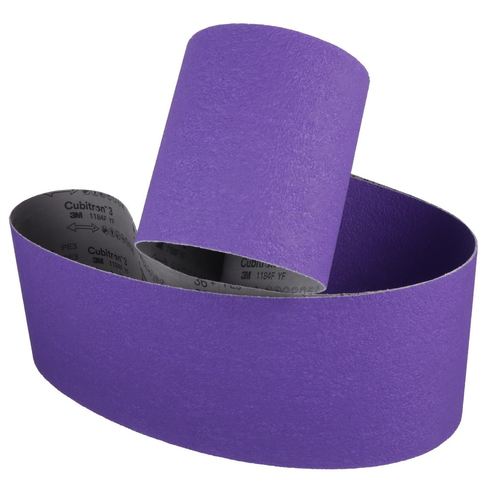 Abrasive Belt:  8" Wide, 132" OAL, Precision Shaped Ceramic