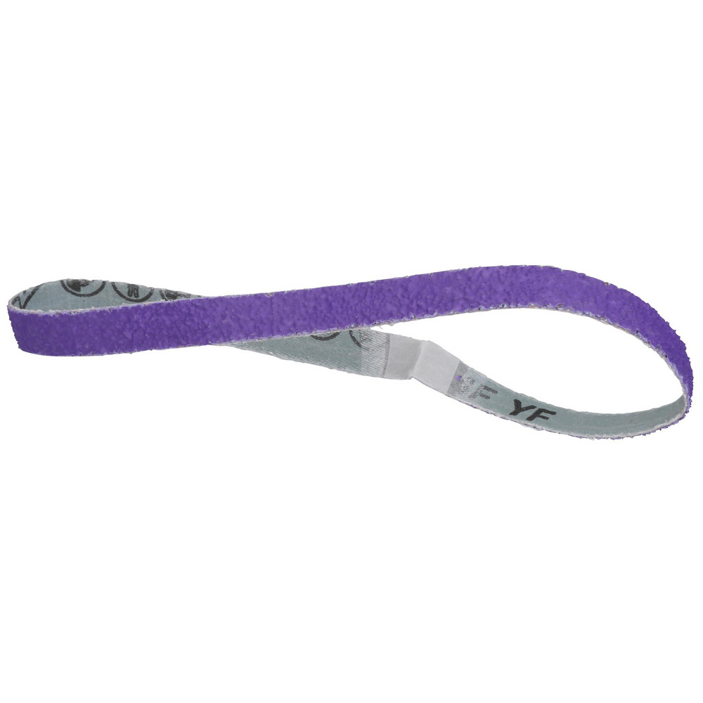 Abrasive Belts; Belt Width (Inch): 1/2 ; Belt Length (Inch): 24 ; Abrasive Type: Coated ; Abrasive Material: Precision Shaped Ceramic ; Series: 1184F ; Backing Material: Polyester Cloth