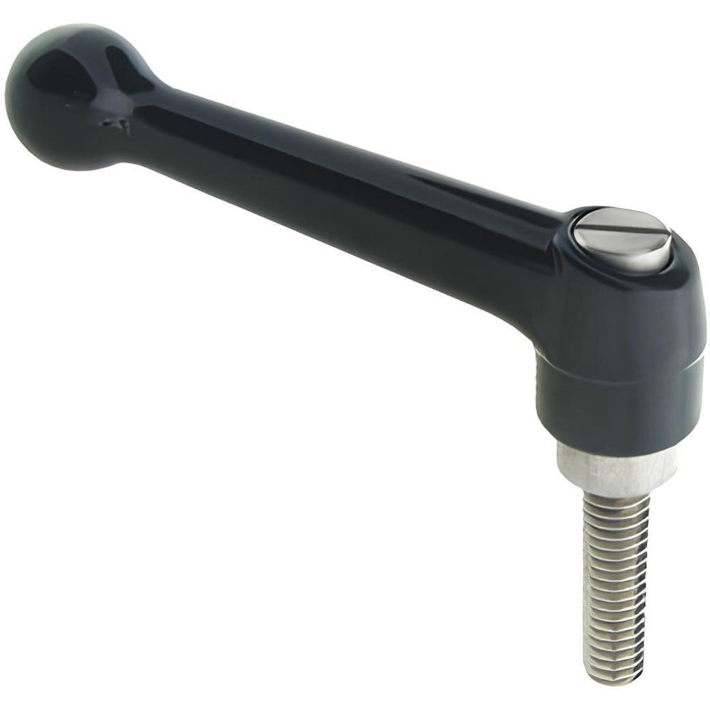 Stud Adjustable Clamping Handle: Zinc
