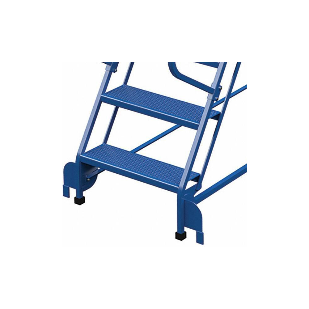 Stell Ladder Relling Vestil - Steel Folding Rolling Ladder: Type Type IA, 110