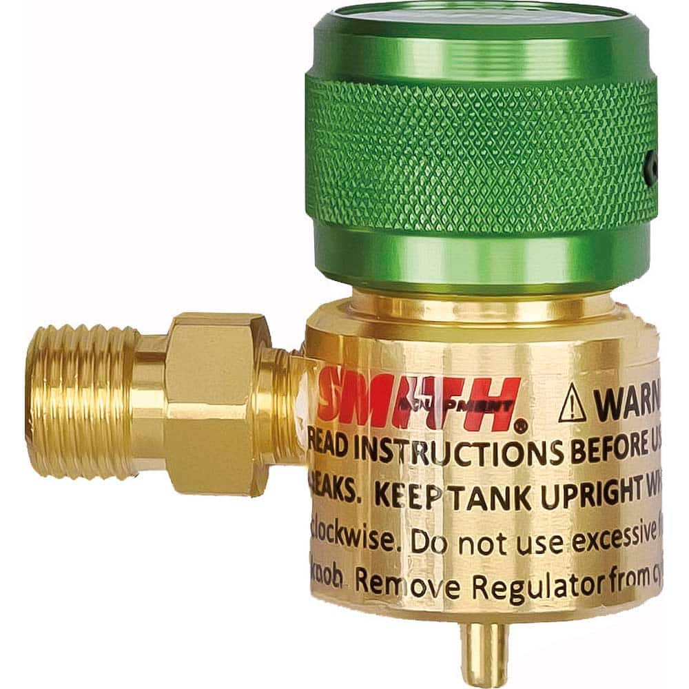 Miller/Smith 249-499B Welding Regulators; Gas Type: Oxygen ; Maximum Inlet Pressure (psi): 500 ; CGA Inlet Connection: 601 ; Fitting Type: B ; Thread Size: 1-20 UNEF 