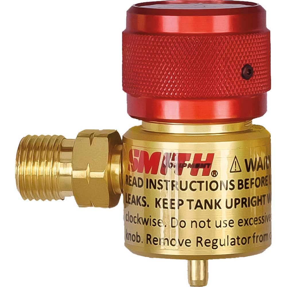 Miller/Smith 249-500B Welding Regulators; Gas Type: Oxygen ; Maximum Inlet Pressure (psi): 500 ; CGA Inlet Connection: 600 ; Fitting Type: B ; Thread Size: 1-20 UNEF ; Number of Stages: 1 
