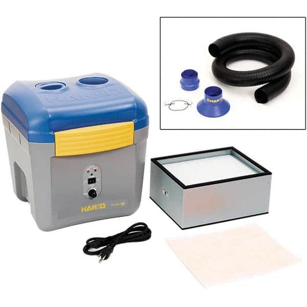 Hakko FA430-KIT2 Single Phase 145 CFM (with Single Ducts), 167 CFM (with Two Ducts) CFM 120VAC Fume Extraction System Three-Stage Filtering System Fume Exhauster System 