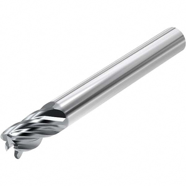 Niagara Cutter 3257845 Corner Radius End Mill: 1/4" Dia, 3/8" LOC, 3/64" Radius, 5 Flutes, Solid Carbide Image