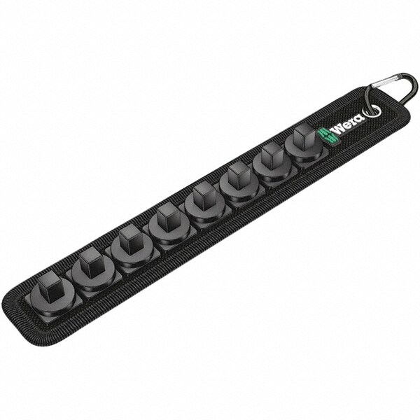 Socket Holders & Trays; Type: Clip Rail ; Holds Number of Pieces: 8 ; Overall Width: 275mm ; Overall Height: 45mm ; Color: Gray ; Additional Information: Socket Clip Rail