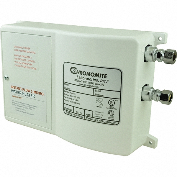 Chronomite Electric Water Heaters; Phase Single MSC Industrial
