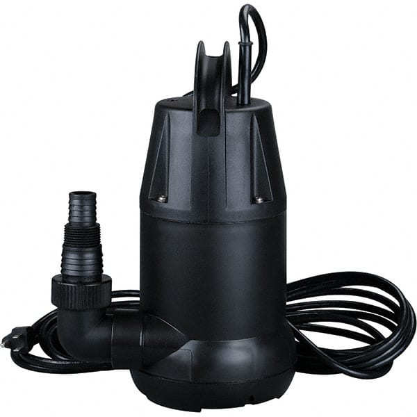 Submersible Pump: 1.5 Amp Rating, 120V, Hand Operated