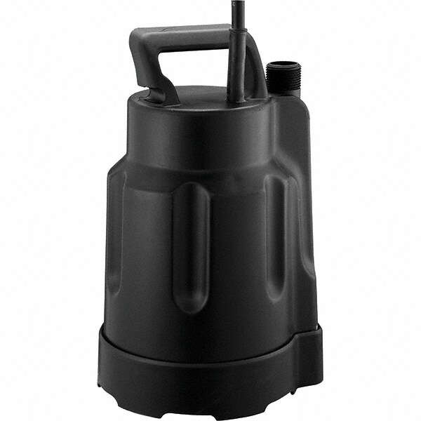 Submersible Pump: 1.2 Amp Rating, 120V, Hand Operated