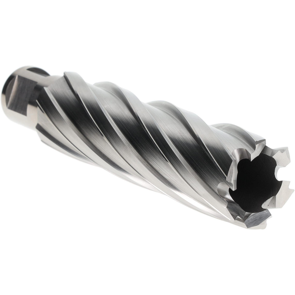 Annular Cutter: 1" Dia, 3" Depth of Cut, High Speed Steel