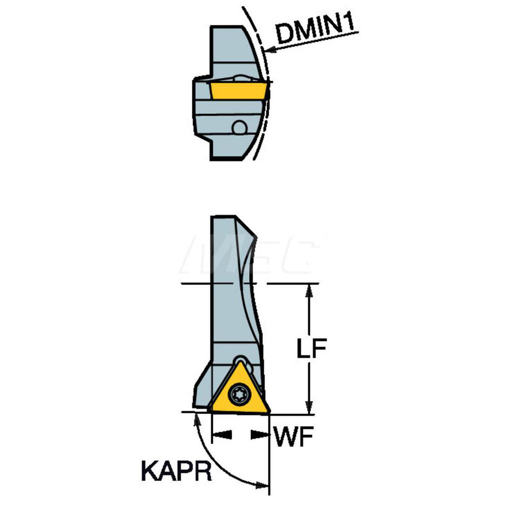 Sandvik Coromant Indexable Boring Cartridge Series CoroBore, Left