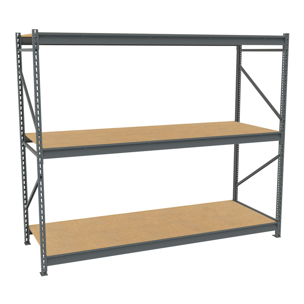 Lockable Bulk Storage Rack Tennsco - Bulk Storage Rack: 2,150 lb per Shelf, 3 Shelves | MSC Direct