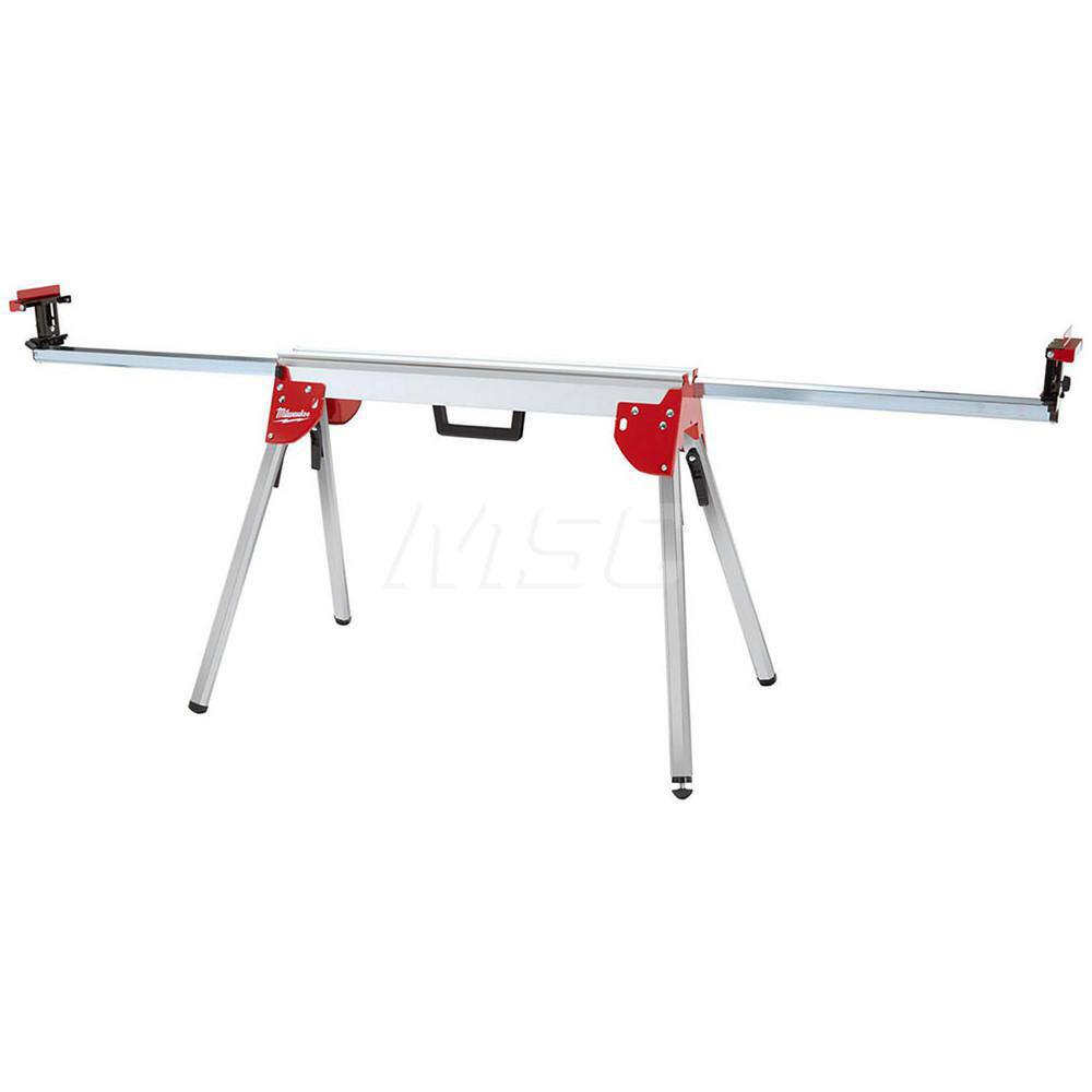 Power Saw Accessories; Accessory Type: Saw Stand ; For Use With: Accepts Milwaukee. Miter Saw Stand Table Top Accessory ; Material: Aluminum ; Overall Length: 100 ; Overall Width: 27