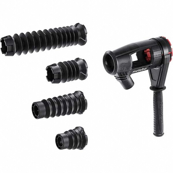 Hammer, Chipper & Scaler Accessories; Accessory Type: Dust Extraction ; Drive Type: SDS-Max ; For Use With: SDS-Max Hammers ; Contents: (3) Adaptor Sleeves; (4) Extraction Nozzles; Side Handle; Vacuum Attachment