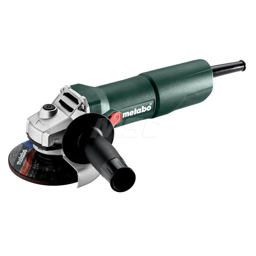 Metabo 603604420 Corded Angle Grinder: 4-1/2" Wheel Dia, 11,000 RPM, 5/8-11 Spindle 